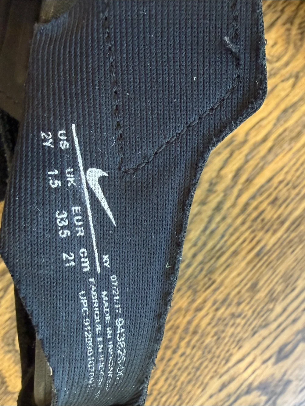 Nike Kids Black Water Shoes - Breathable Slip-On Sandals